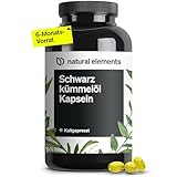 Schwarzkümmelöl (original Nigella sativa) mit Vitamin E – 400 Kapseln...