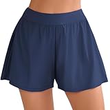 Halcurt Badeshorts Damen Badehose Schnell Trocknende Boardshorts Locker...