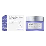 Creme für Nackenfalten, Straffende Nackencreme Für Hals Und Dekolleté...