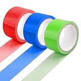 3 Rollen Panzertape, Panzerband Extra Stark, Klebeband Farbig, Gewebeband...