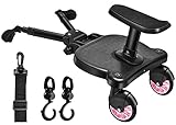 Buggy Board für alle Kinderwagen, Vihir Kiddy Board mit Sitz, Trittbrett...