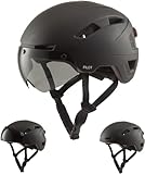 GOOFF Pilot S-Pedelec Helm in Schwarz - Schutz für schnelle E-Bike Fahrten...