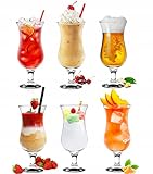 Glasmark Krosno Gläser Cocktailgläser Set Longdrink Cocktail Gin Bier...