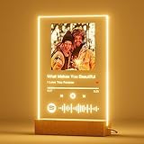 iDIY Spotify Glas personalisiert mit Foto LED - Song cover glas Bild mit...