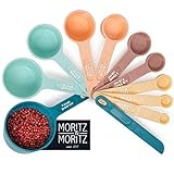 Moritz & Moritz 11-TLG. Messlöffel Set 1/4 TSP bis 1 Cup - stapelbar -...