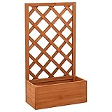 Cozynest Tannenholz Massiv Garten Spalier mit Blumenkasten Pflanzkasten...