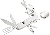Semptec Urban Survival Technology Taschenmesser mit Gabel:...