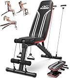 FLYBIRD Multifunktionale Hantelbank, 8-Fach Verstellbare...