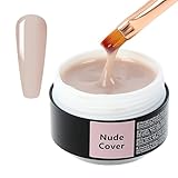 SINCERO SALON Aufbaugel für Gelnägel - Nude Cover - UV Gel zur...