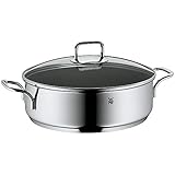 WMF Schmorpfanne 28 cm hoher Rand, Bräter Induktion, Schmortopf mit Deckel...