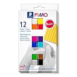 STAEDTLER ofenhärtende Modelliermasse FIMO soft in basic Farben, weich und...