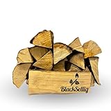 BlackSellig® Kaminholz Hainbuche 30-33 cm – Trocken & ofenfertig –...