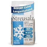 OPPENHÄUSER Streusalz 15kg: Sofort eisfrei & langanhaltend, Auftausalz...