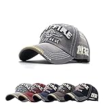 TRABIG Cap Herren Damen atmungsaktiver Retro-Stil, Baseball Cap Unisex...