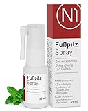 N1 Fußpilz Spray 25 ml - Medizinprodukt - starkes Mittel gegen Fusspilz...