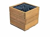 FKL DESIGN Home Deco Pflanzkasten aus Holz Pflanzkübel für GartenTerrasse...
