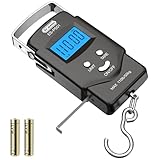 Dr.meter Kofferwaage digital mit Haken (PS01), 110 lb/50 kg Fischwaage,...