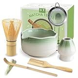 JBER Matcha Besen Set, Matcha Set 7-Teiliges - Matcha Besen und...