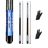 RAYNA GAMES Billard Queue, Pool Queues Satz 2 Pool 58' Queue Sticks,...