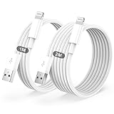IPhone Ladekabel 2Pack 1M+2M USB auf Lightning Kabel MFi Zertifiziert für...