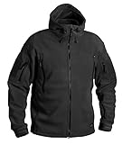 Helikon Patriot Fleecejacke Oliv, Schwarz, L