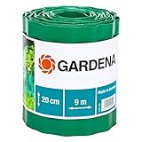 Gardena Raseneinfassung 20 cm hoch: Ideale Rasen-Abgrenzung, auch für...