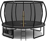 Devoko Trampolin Outdoor Ø 228/305/366/427 cm, GS-Zertifikat,...