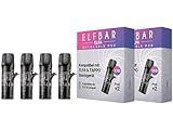 4X Elfbar ELFA Leer Pods zum nachfüllen Refillable Pods Selbstbefüllbar -...