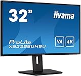 iiyama Prolite XB3288UHSU-B5 80cm 31,5' VA LED Monitor 4K UHD HDMI DP...