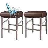 ANWUCHEN Hockerbezüge, rechteckig, dehnbar, wasserdicht, Polyurethan,...