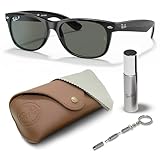 Ray-Ban RB2132 New Wayfarer quadratische Sonnenbrille, BRILLEN-SET |...