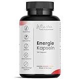 Energiekapseln für Energie & Fokus - mild dosiert: 34 mg Koffein +...
