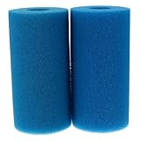 Toyvian 2 Stück Pool Filter Ersatz Schwamm Zylindrischer Filterschwamm mit...
