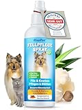 BluePet Entfilzungsspray für Hunde & Katzen = Sanft Verfilzungen Entfernen...