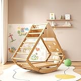8-in-1 Multifunktionales Klettergerüst aus Holz – Mit Rutsche,...