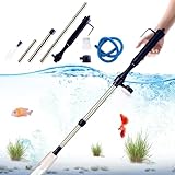 longziming Elektrischer Aquarium Sauger Mulmsauger, 3 in 1 Automatisch...