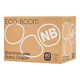 ECO BOOM Baby Premium Öko Windeln Größe 0 aus Bambus (0-3kg), für...