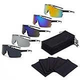 Katyjun Schnelle Brille 5-teiliges Set Fahrradbrille Für Radsport Und...