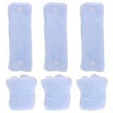 SOESFOUFU Korallenfleece Schlaf Lockenwickler 6 Stück ohne Hitze für...