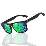 Shinehalo Sonnenbrille Herren Damen Polarisiert Retro Stil Rechteckig...