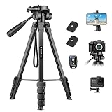 Victiv Neues Kamera Handy Stativ, 172cm Tragbares Camera Tripod, Aluminium...