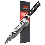 SHAN ZU Damast Universalmesser 15 cm Kochmesser Küchenmesser aus 67 Lagen...