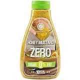 Rabeko Zero Sauce - Honig-Senf, 1 x 425ml ohne Zucker & wenig Fett -...