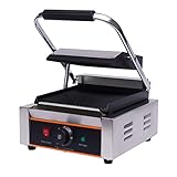 Kontaktgrill Ageriffelt, 1800W Sandwich Grill Toaster Groß, Edelstahl...