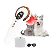pinfriy Handheld Kaltlaser-Therapiegerät für Mensch/Tier mit LED-Anzeige,...
