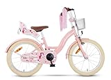 SJOEF Dolly Kinderfahrrad 18 Zoll | Ab 5-7 Jahre | Kinder Fahrrad für...