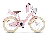 SJOEF Dolly Kinderfahrrad 18 Zoll | Kinder Fahrrad für Mädchen/Jugend |...