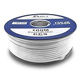 ARLI 100m 135dB Sat Koaxialkabel Koax Kabel Antennenkabel 4K FullHD UltraHD...