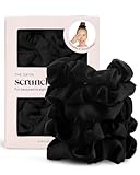 Kitsch Satin Hair Scrunchies for Women - Softer Than Silk Scrunchies for...