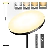 LUCKEA Stehlampe Dimmbar LED 36W, Modern Deckenfluter mit 2700K-6500K...